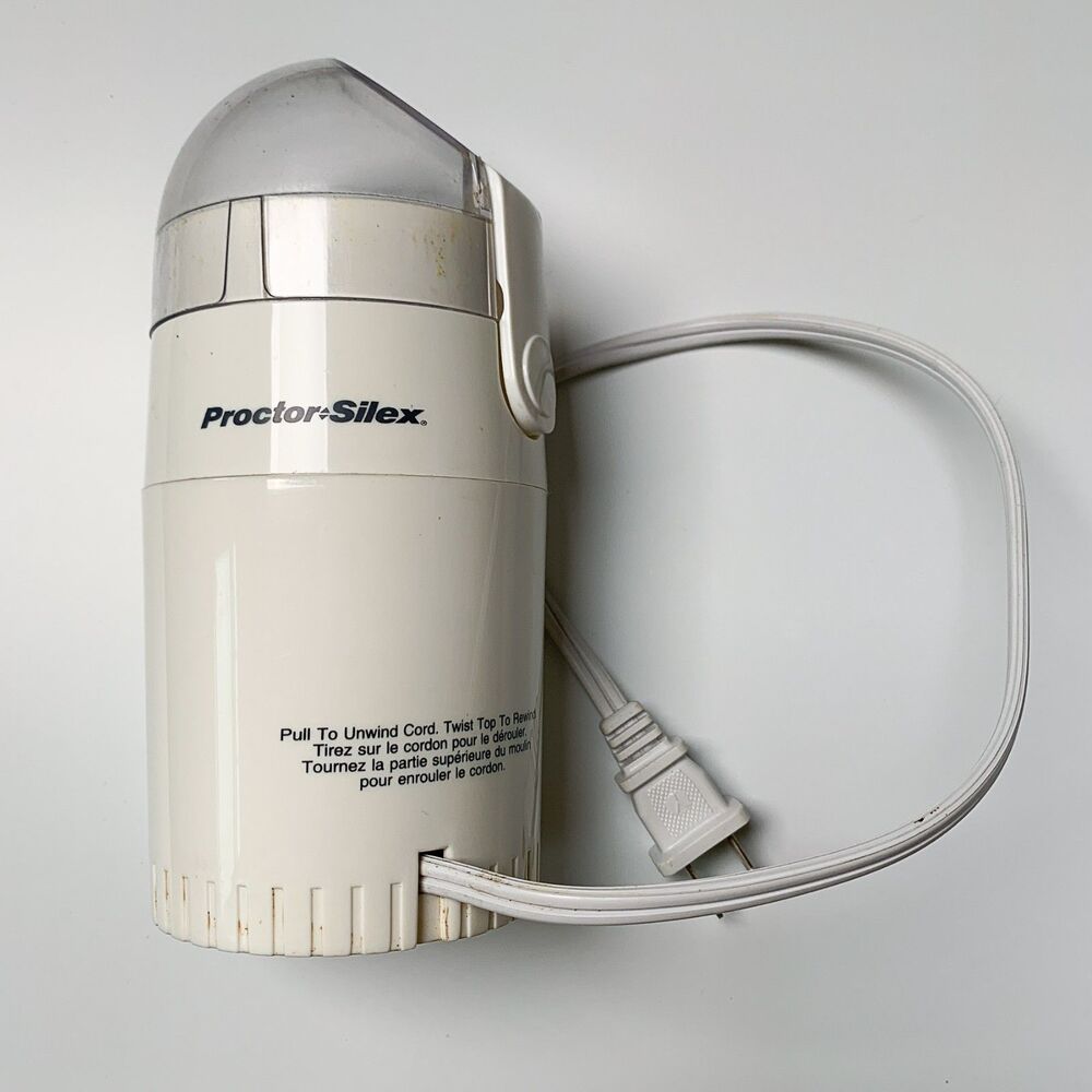 Proctor Silex Electric Coffee Bean Spice Grinder Mill Stainless Steel Blades